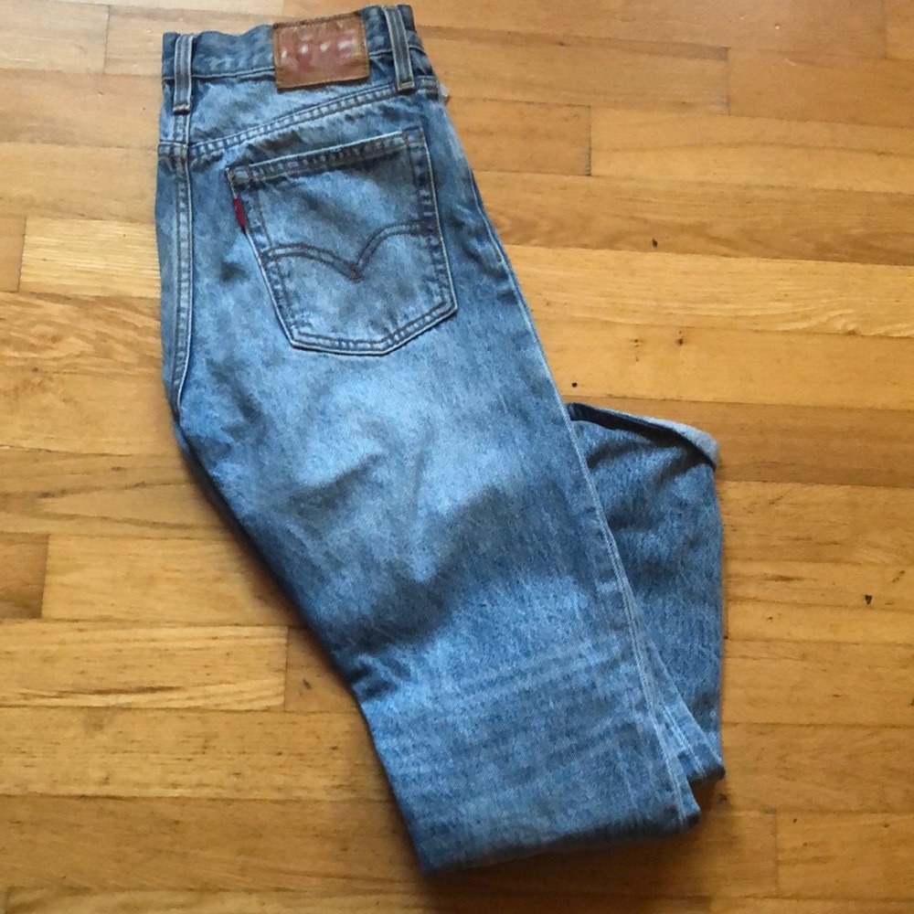 Authentic Reconstructed High-waist Levi’s